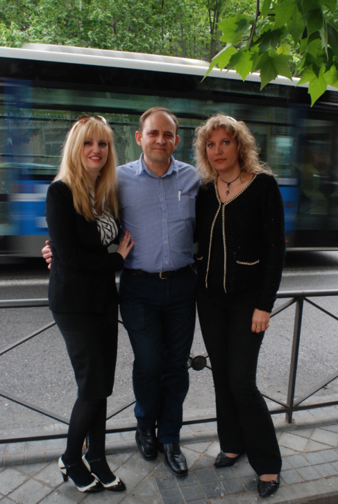 Ana Isabel Peña, José Antonio Rodríguez y María Girona.