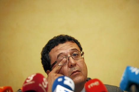 El ex juez de Familia Francisco Serrano, en una comparecencia pública. | Esther Lobato